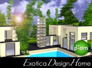 Sims 3 —  Exotica Design Home by p-am — Modern exotic house. Unfurnished Design and 3 or 4 bedrooms...