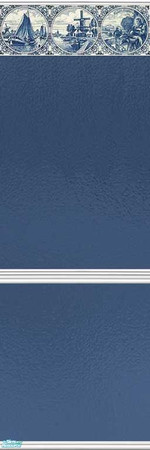 Sims 2 — Deftly Delft - 22 by drouinr — Delftware, or Delft pottery, denotes blue and white pottery made in and around