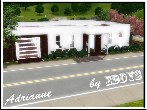 Sims 3 — Adrianne by eddys — Modern one bedroom house, perfect for your independent sim or for young couple. A lot of