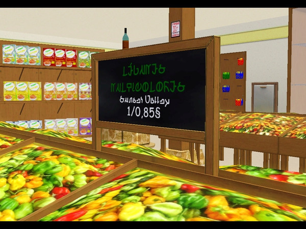 Sims 3 — Panneau de prix by lilliebou — You can find this decoration in Misc. Decor for 35 Simoleons. Five variations