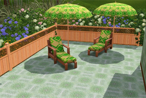 Sims 3 — marcorse_moss green tile pattern by marcorse — An elegant stone tile in soft, moss green.