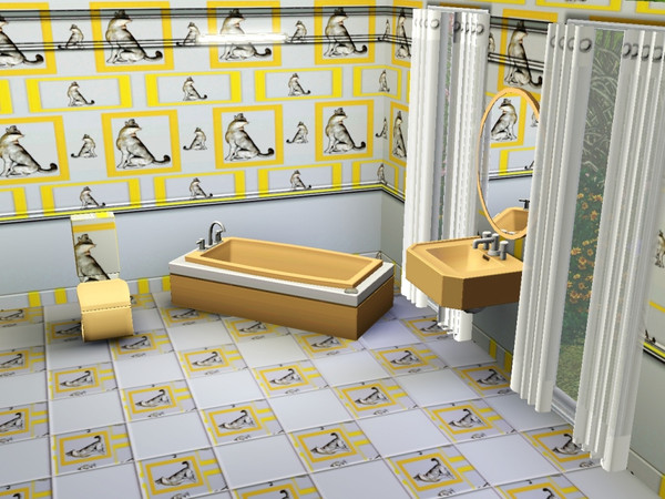 Sims 3 — marcorse_wolfy pattern by marcorse — In this pattern, a beautiful, grey timber wolf sings to advertise his