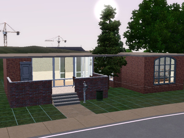 Sims 3 — Chic Bricks (starter home) by KeithSG — Whoever said starter homes had to look cheap and dowdy? This sleek and