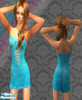 Sims 2 — Blue Sparkle Dress by RainbowDrop2 — Blue Sparkle Dress