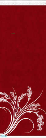 Sims 2 — Red and White Set - Wall 16b by Grisu — Part of my Red and White Set. Red wallpaper with stucco crown, white