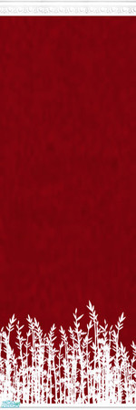 Sims 2 — Red and White Set - Wall 19 by Grisu — Part of my Red and White Set. Red wallpaper with stucco crown, white