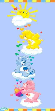 Sims 2 — Care Bears  - 6 by NNNsims2 — Walls with Care Bears for your Nursery room 
