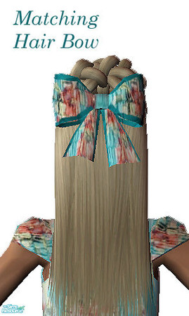 Sims 2 — Spring Sister Set by giasims — Matching bow
