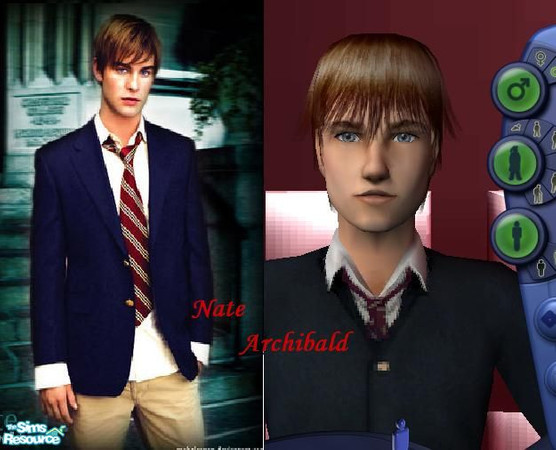 Sims 2 — Nate Archibald by gabriellewood — Nate Archibald from the serie Gossip Girl