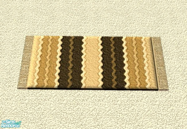 Sims 2 — 1 x 2 Fringe Rugs - 01 by Raveena — Use these smaller rugs anywhere in your Sims home.