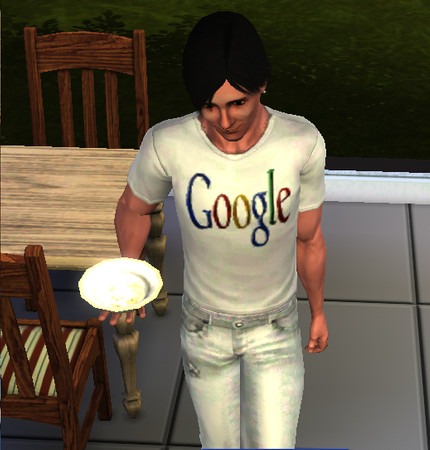 Sims 3 — Google Tshirt by I_Speak_Simish — Are you a fan of Google? Well now your sims can be fans of google to with this