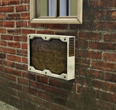 Sims 3 — Exterior Venting Unit by Cyclonesue — Nasty things pump out nasty air, but only the neighbours will fuss and who