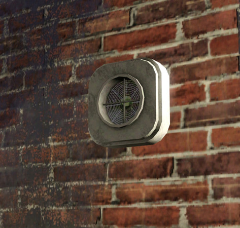Sims 3 — Wall-mounted Extractor Fan by Cyclonesue — Send your nasty smells into the outside world so everyone can get to