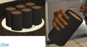 Sims 2 — Milkshakes - Chocolate  by TheNinthWave — Chocolate Milkshake. Cloned from instant meal, so if you have
