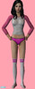 Sims 2 — pink pjs by cjthedemoncat — pink pjs with matching socks.