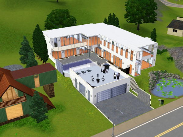 Sims 3 — Modarados by mhkiller892 — Feel free and at home with this house's Modern Structure of this Sims 3 house... The