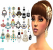 Sims 2 — Earrings 8 by irene_busy — (MESH IS FREE) This set has 20 earrings for your teen, (young)adult and elder female