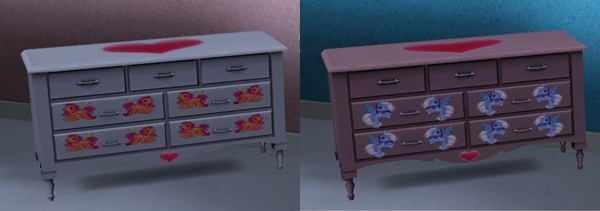 Sims 3 — My Little Pony Dresser by jezebel_the_nun — My Little Pony Dresser.