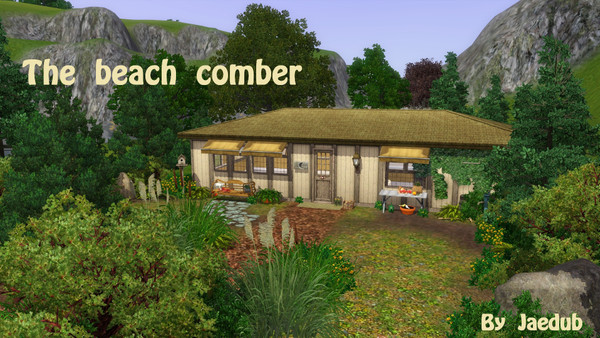 Sims 3 — beach comber by jaedub2 — The beach comber.This is the perfect little house for your fishing and outdoorsy sims!