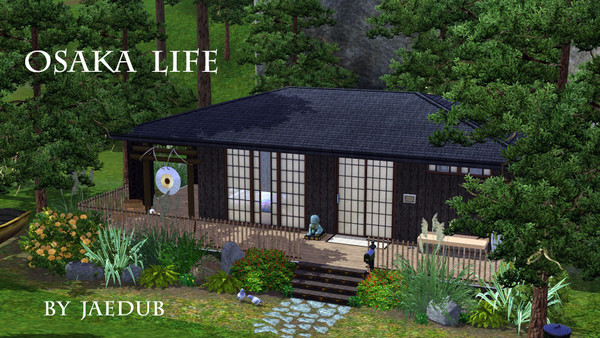 Sims 3 — Osaka Life by jaedub2 — Osaka life.This is another japanese inspired house.I really wanted to capture the feel