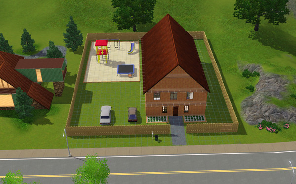 Sims 3 — my starter home by sophie_xxxx — my starter home. This is perfect for a couple with a child. It is exactly the