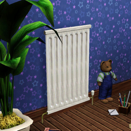 Sims 3 — Single Radiator by Cyclonesue — It doesn't work. It doesn't even look good. Two perfect reasons to slap one on