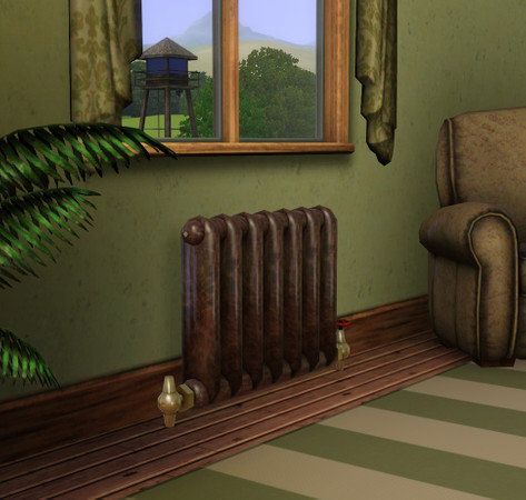 The Sims Resource | Half-height Victorian Radiator