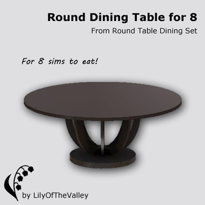 Lilyofthevalley S Round Table Dining, The Big Round Table