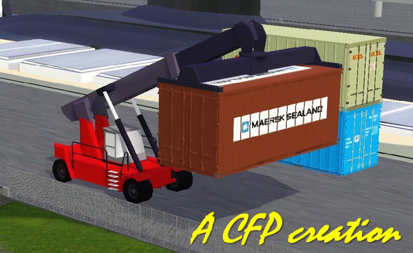 Sims 3 — Stacker & Shipping Container by carlosfilipepedro — Stacker with a shipping container by Carlos @ S.I.M.S.