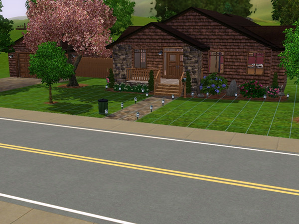 Sims 3 — Shingles by brimat662 — 3 Br 2 Bath Rustic Unfurnished Bungalow on wooded lot. No custom content. Comments,