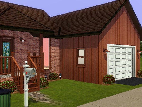 Sims 3 — Teaberry Lane by lizholsimer — This affordable one-story house features 1 bedroom, 1 bath and a kitchen/family