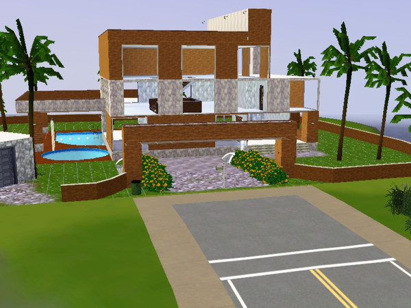 Sims 3 — Miami Modern Beach house  by sunbabuty — Modern contemporary beach house created for Wolff's lot with beautiful