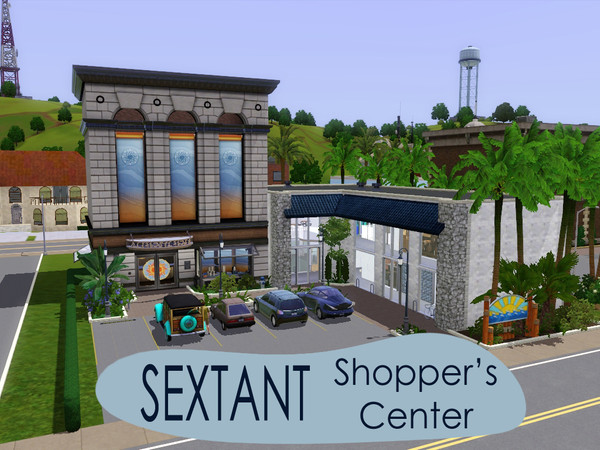 Sims 3 — Sextant Shopper's Center by comet65 — Get a tattoo, new look, or a whole new outcome at the Sextant Shopper's