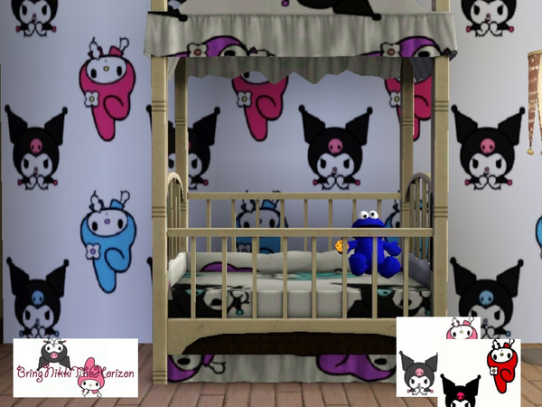 Sims 3 — kuromi&mymelody by BringNikkiTheHorizon — kuromi and my melody from sanrio