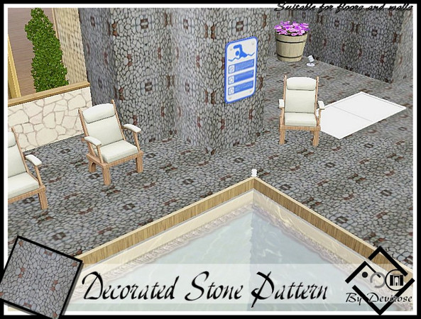 Sims 3 — Decorated Stone by Devirose — Do not miss!-by Devirose TSRSA