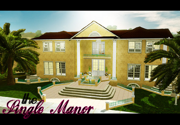 Sims 3 — The Single Manor by BreeFan2 —  A beautiful Manor, perfekt for a Single Sim ^_^ It's a little bit like a loft :D