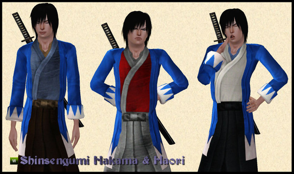 Sims 3 — Shinsengumi Hakama and Haori by ProwlerTylo — Shinsengumi Hakama and Haori: The Shinsengumi where a special