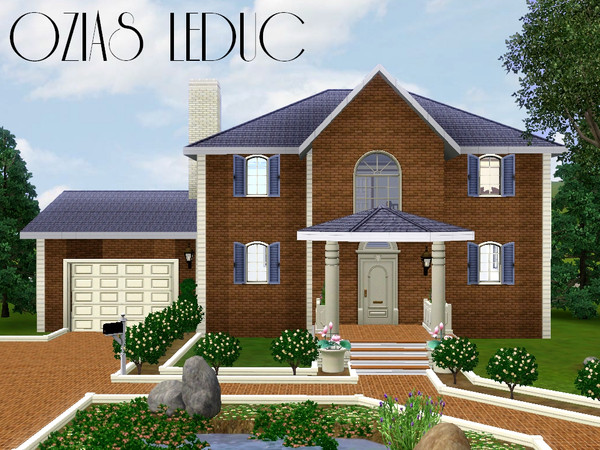 Sims 3 — Ozias Leduc by lilliebou — Hi ! Here are some details about this conventional canadian home: First floor: