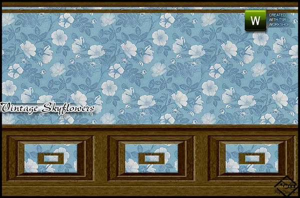 The Sims Resource - Alphonse Mucha Walls 6 (Plain 2)