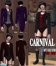 Sims 2 — Carnival - Full Body Outfits for Adult Female by gelydh — New full body mesh for adult females in a