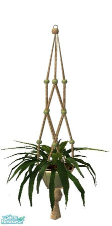 Sims 2 — Retro Inspirations Hanging Fern by RhondaBlonda — 