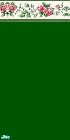 Sims 2 — Floral Borders - 5 by tdyannd — One of seven walls in my \'Floral Borders\' set.