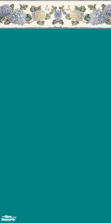 Sims 2 — Floral Borders - 1 by tdyannd — One of seven walls in my \'Floral Borders\' set.