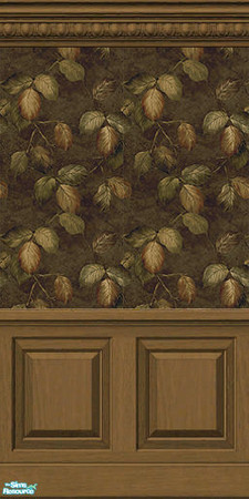 Sims 2 — Leaf Print by Halfcreek — created by Halfcreek