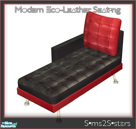 Sims 2 — Modern Eco-Leather Seating - 6 by sims2sisters — This file will not show in game without \"Modern
