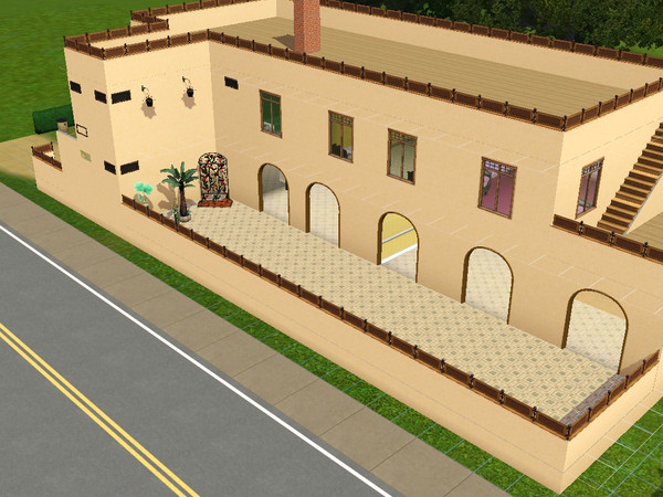 Sims 3 — Sandy by Valche —  large 4 bedroom home with assess to all roofs for use as excess space ground floor has