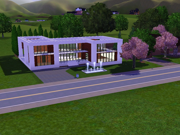 Sims 3 — Modern View by brimat662 — 3 Br 2Ba Modern, Unfurnished, Comments and Suggestions welcomed