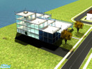 Sims 2 — Block Glass 30 by frenzyvanrafi2 — This is my first creation on TSR. This house have 19 Room include 1 bathroom.