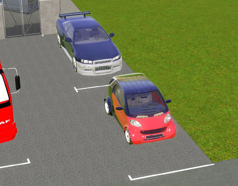 The Sims Resource Parking Space Pavement Left