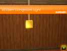 Sims 3 — Modern Livingroom Ceiling Lamp by LightEarth2 — Modern, square and modern! Say hello to the new modern